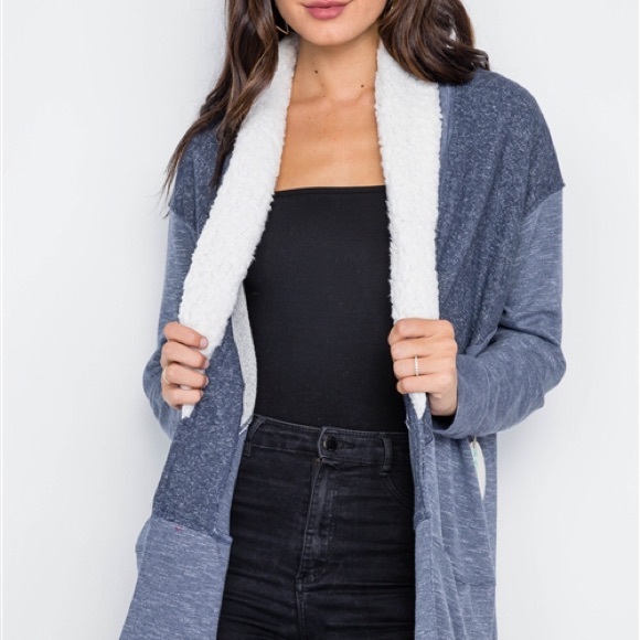 Heather Slouchy Fuzzy Anytime Cardigan - Picture 3 of 3